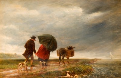 Going to the Ferry, Appledore by Charles Thomas Burt
